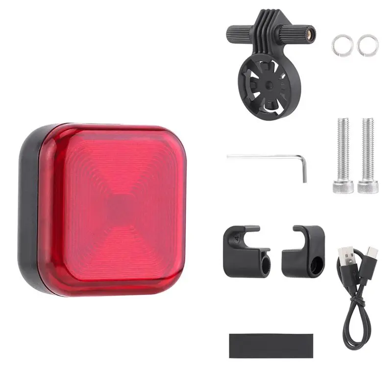 

LALA Bicycle Rear Light Accessories Quick Release Rechargeable Bike Taillight Rear Flashing Light