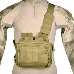 Tactical 2 Banger Bag Messenger Range Bags Quick Release Carryall AR15 M4 Magazine Pouch Crossbody Shooting Hunting Gear