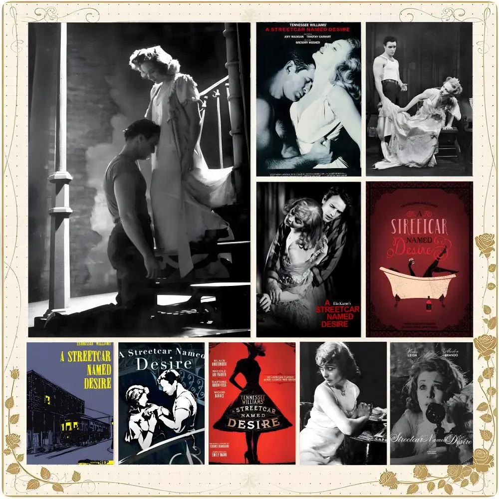 Movie Drama A Streetcar Named Desire Poster Wall Art Painting for Living Room Interior Decor and Gift Options