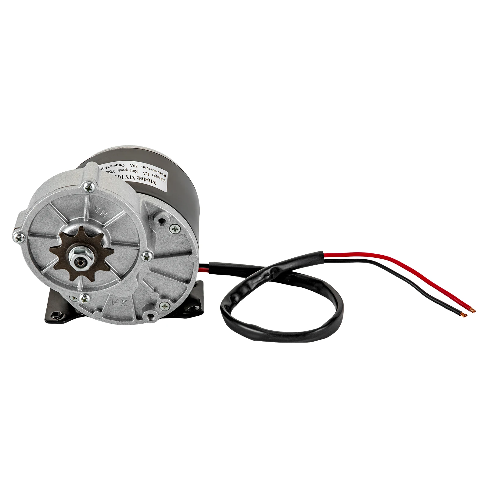 محرك كهربائي لتقليل التروس 250 وات 2750 دورة في الدقيقة، 9:1 دراجة كهربائية ناعمة محرك مخفض، محرك تيار مستمر ناعم 95*75*128 مللي متر