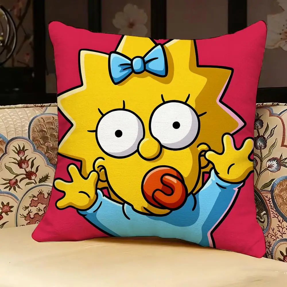 The S-Simpsons Anime-Kissenbezug, doppelseitig bedruckt, Sofakissen, Kopfteilkissen für Schlafzimmer – Detail 23