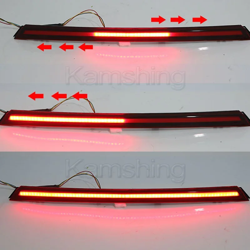 CAPQX Retrofit LED Taillight Taillamp For KIA K3 Cerato Forte 2019-2021 Rear Daylight Stop Lamp Brake Light with Running Signal