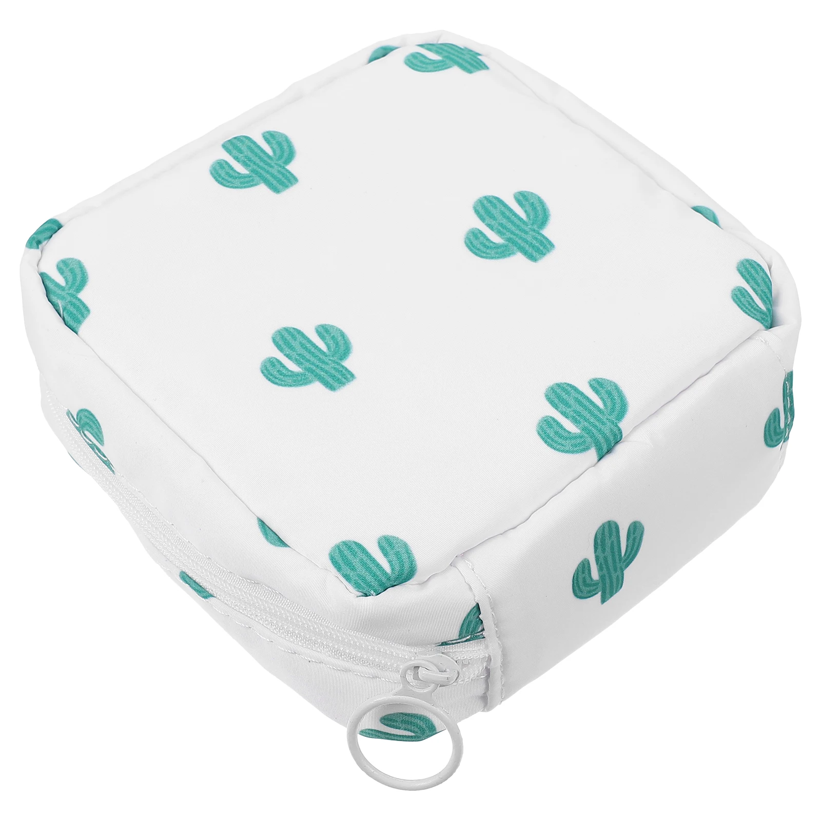 

Nylon Storage Coins Keys Sanitary Napkin Holder Sanitary Napkins Cartoon Patterns Zipper Design Practical Coin Bag Cute Holder