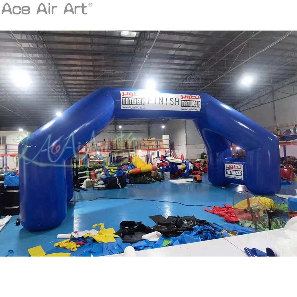 

10m W X 4 m H Outdoor Archway Free Standing Inflatable 4 Legs Arch Welcome Start Finish Line Entrance for Competition