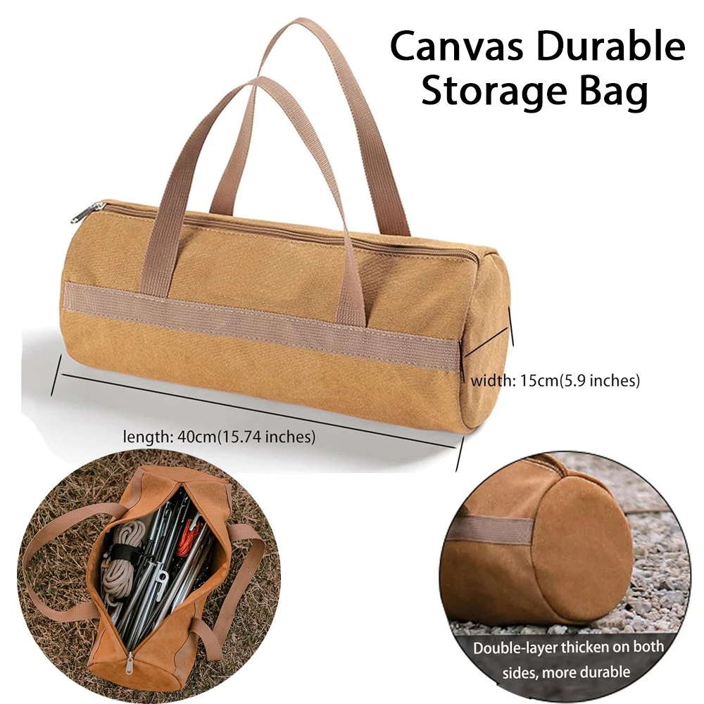 

Car Outdoor Camping Large Capacity Tool Storage Bag High Wear Resistant Canvas Storage Bag Car Organizing Storage Bag,Tool Kit