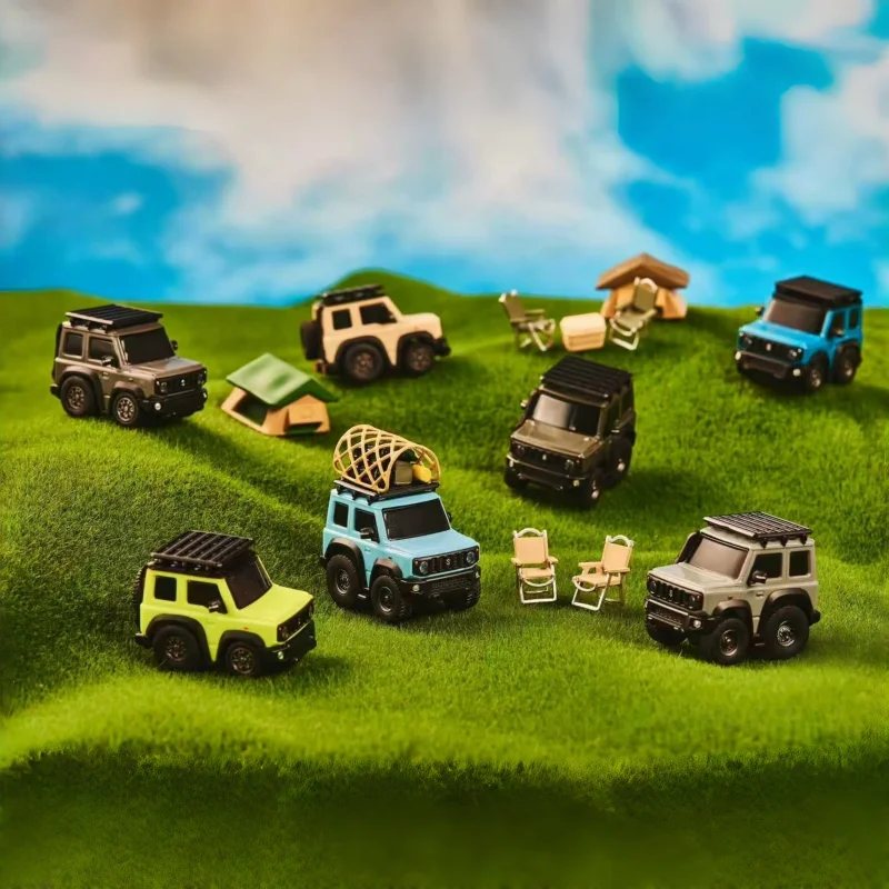 

TinyQ Q-Version Pull-Back Car Suzuki Jimny Let’s Go Glamping Series Blind Box Car Toy Pvc Collectible Car Model Birthday Gift