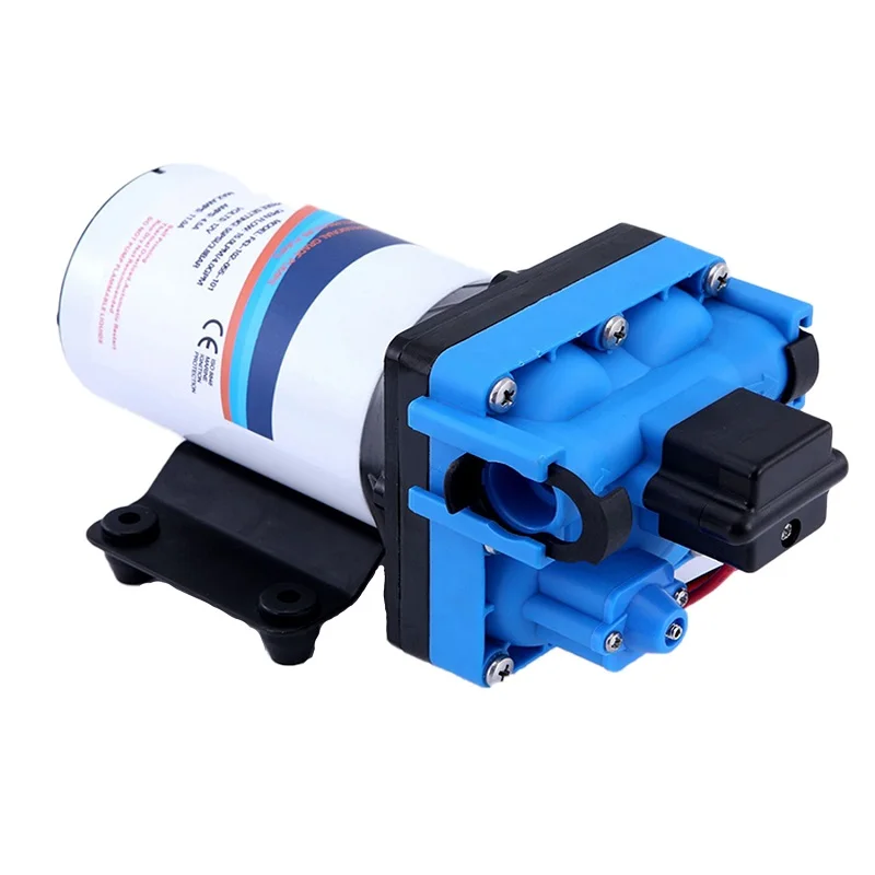 Marine Miniature DC Electrically Driven Booster High-pressure Diaphragm Pump Self-priming Pump 12V/24V for RVs and Yachts