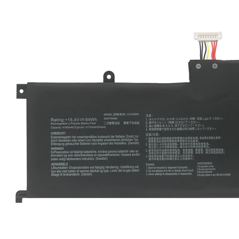 Imagem -02 - Bateria do Portátil para Asus Zenbook 15 Bx535lh Um535qe Um535qa Um5500qa Ux535lh Ux535li Ux564eh Q528ee 15.4v 64wh jc C41n2002