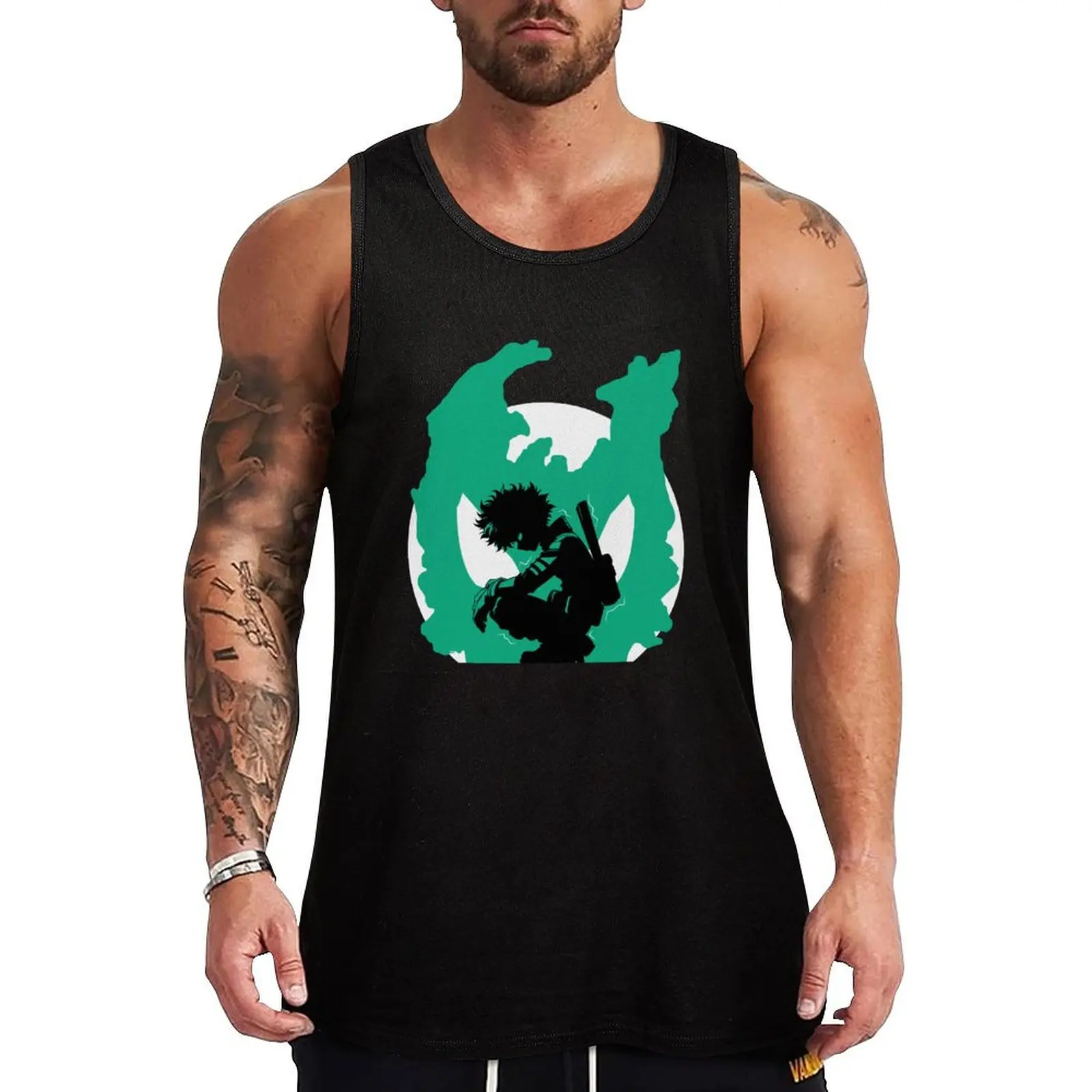 Midoriya one for all Tank Top Undershirt Tank Top Cotton Basic Sleeveless Shirt