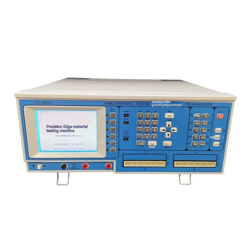 ZC-8683FA++ High Voltage Wire Harness Tester For Production Line Open Short Circuit Insulation Withstand Voltage Quality Inspect