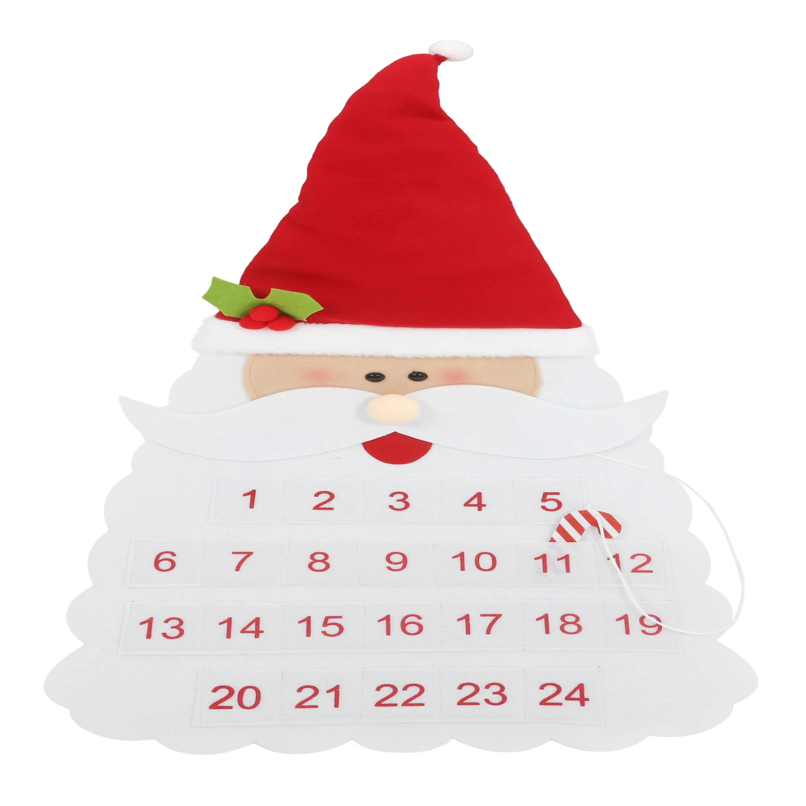 سانتا عطلة تقويم القدوم 2024 ورأى معلقة ثلاثية الأبعاد قابلة لإعادة الاستخدام العد التنازلي التقويم عيد الميلاد ديكورات جدرانية لوازم حفلات عيد الميلاد