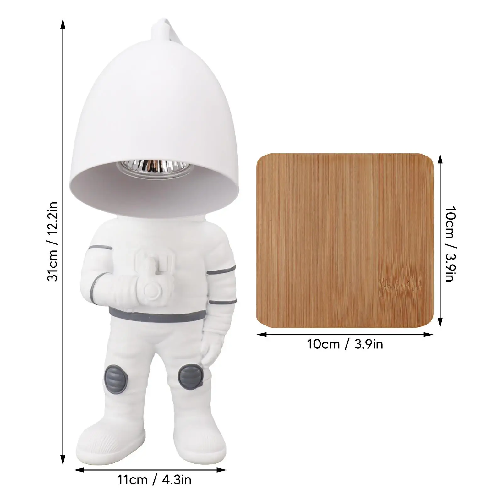 Lâmpada de derretimento de cera de vela regulável - luz de mesa atraente para quarto 110-220V GU10 iluminação quente de resina