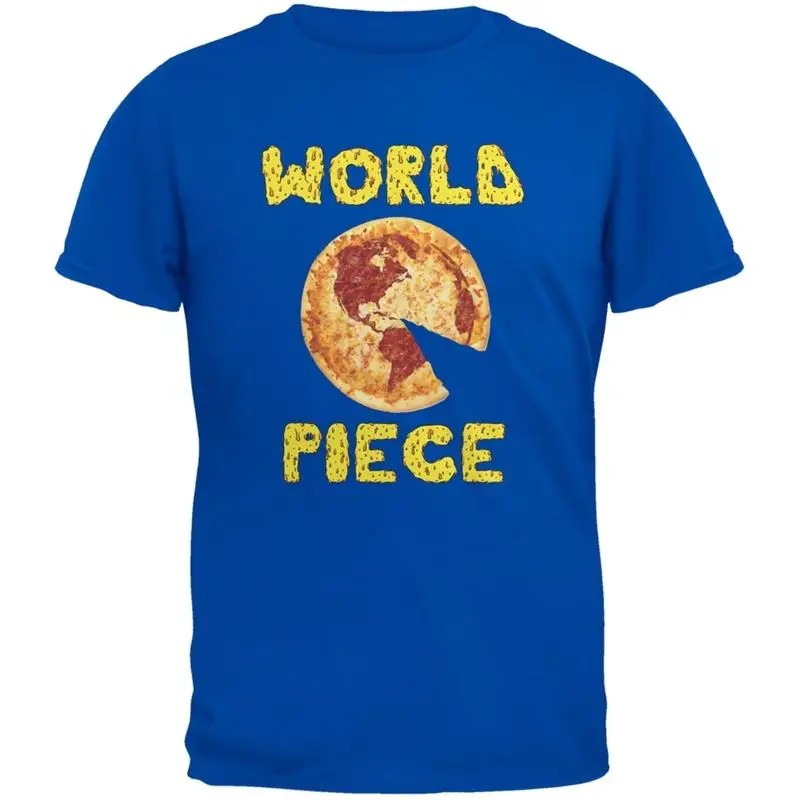 

Королевская футболка для взрослых Pizza World Piece