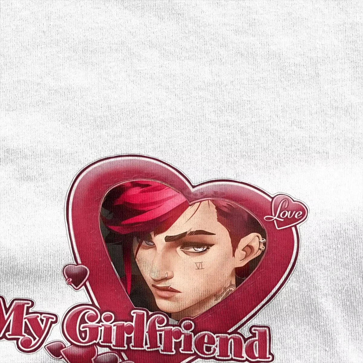 رجل تي شيرت السادس غامض تي شيرت محب أنا أحب صديقتي الصيف تي شيرت رهيبة طباعة ملابس علوية من القطن هدية عيد ميلاد بلايز المحملة