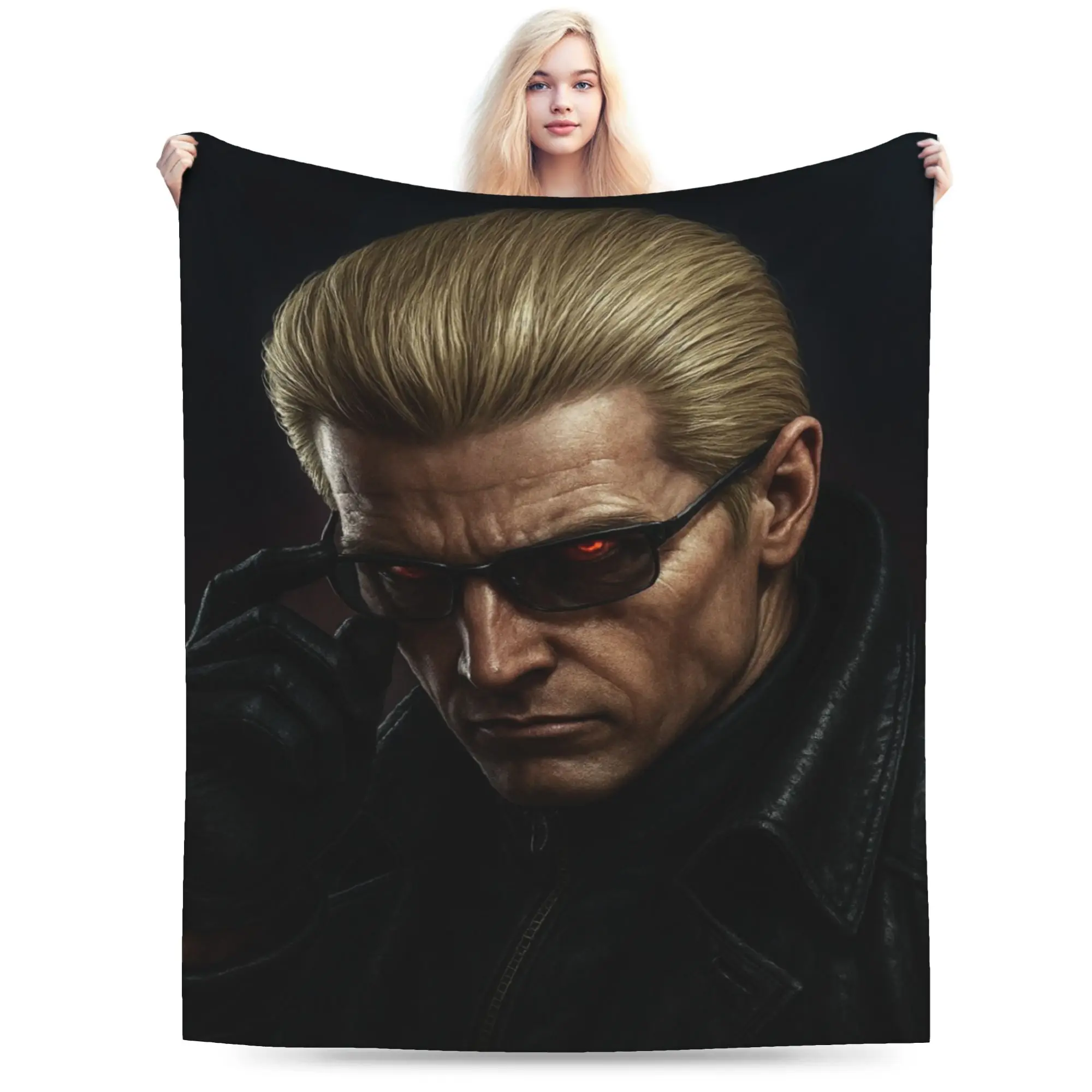 Albert Wesker  Blanket Multiple Sizes Super Soft and Warm  Throw Blankets for Couch Sofa and Bed