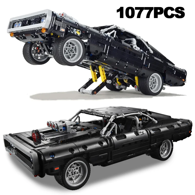 Technical Car Dodge Charger Racing Car Building Blocks Model 42111 Bricks Toys In Movie Fast Furious Vehicle Gifts For Boyfriend