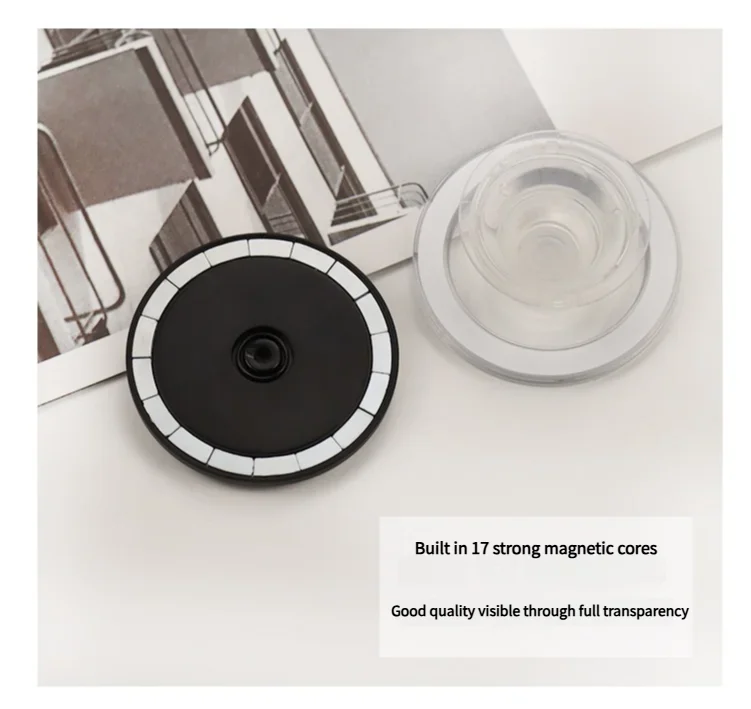 حامل مقبض الهاتف المحمول المغناطيسي القابل للطي، دعم الجيب لهاتف Magsafe IPhone Mac Samsung Safe Ring Finger Expanding Stand