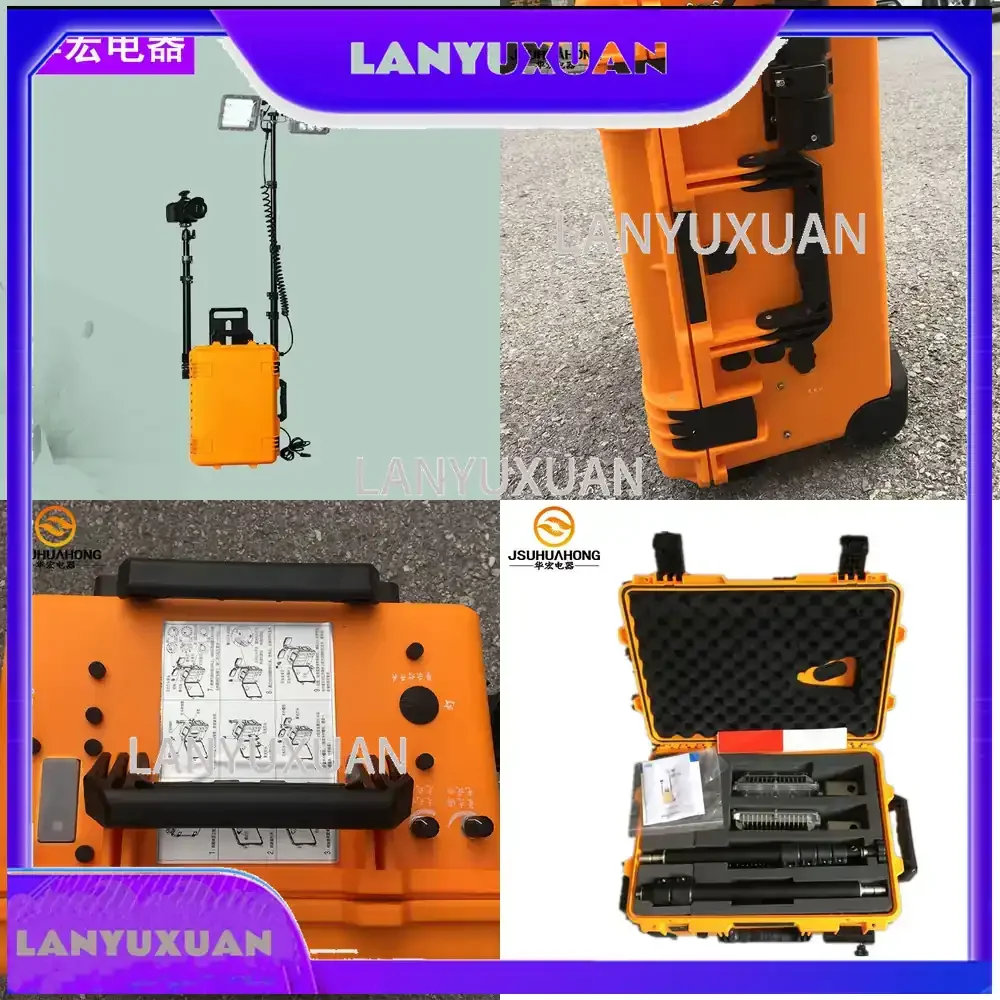 

2026 FW6108 for RLEPL516 Portable Multi Function LED Work Light with Telescopic Mast Foldable Emergency Lamp Rolling