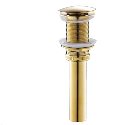 Tuqiu Bathroom Faucet Brass Gold White Bathroom Basin Faucet Cold And Hot Water Mixer Sink Tap Deck Mounted Black & Gold Tap image 3