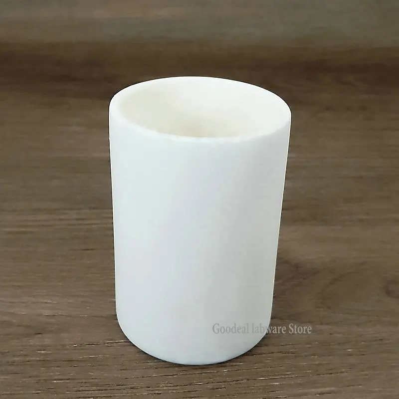 1pc 5ml to 1000m Lab Corundum cylindrical Crucible  99% Alumina Crucible High temperature resistance Volatile ash crucible