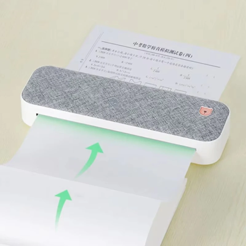 A40 Mini Printer  Portable A4 Paper Printer Thermal Printer for Phone Photo Document Office Use