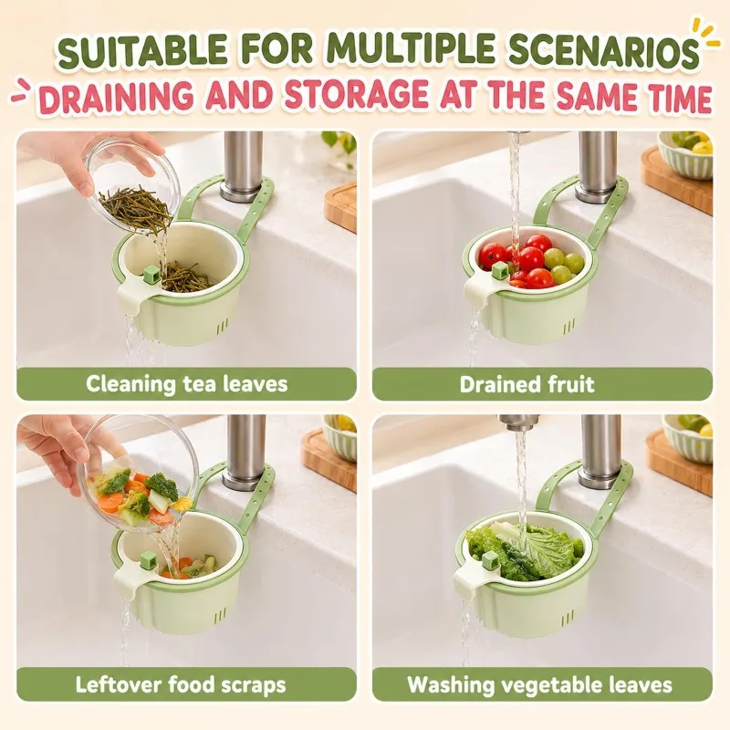 2 unidades, cesta colgante par - Sink Drain Strainer reseña y precio