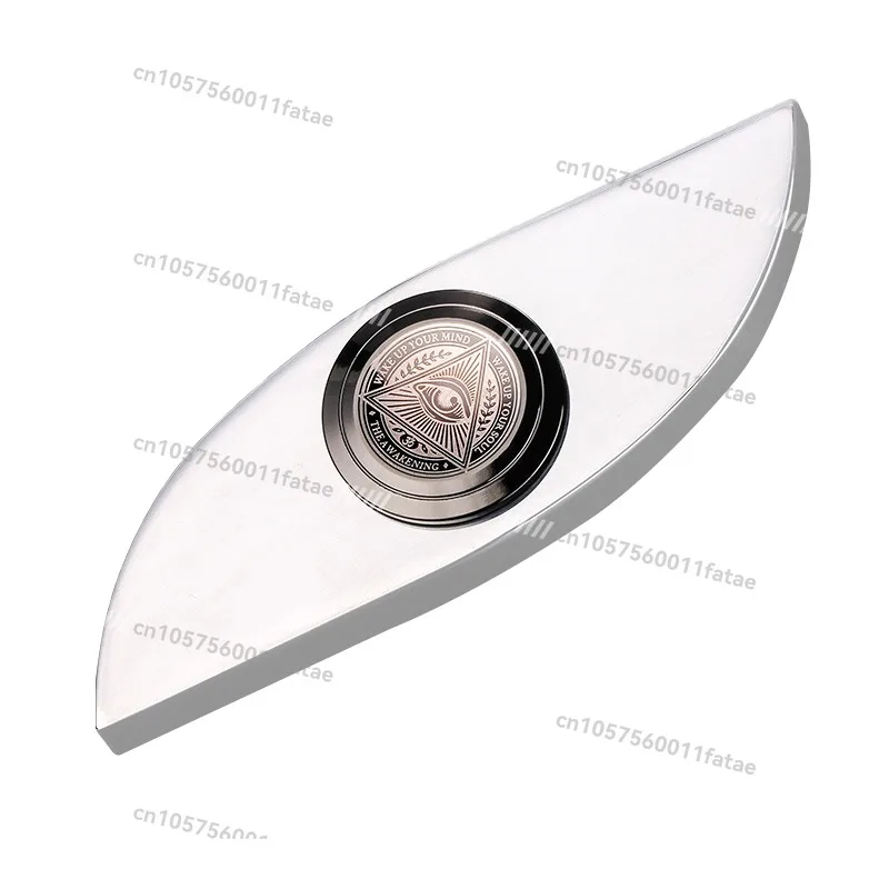 Premium Stainless Steel Finger Spinner Anti Anxiety Fidget Toy Smooth Spinning Stress Relief Gadget for Office Home view 5