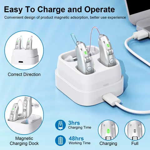 8 best sales रिचार्जेबल श्रवण यंत्र - №3