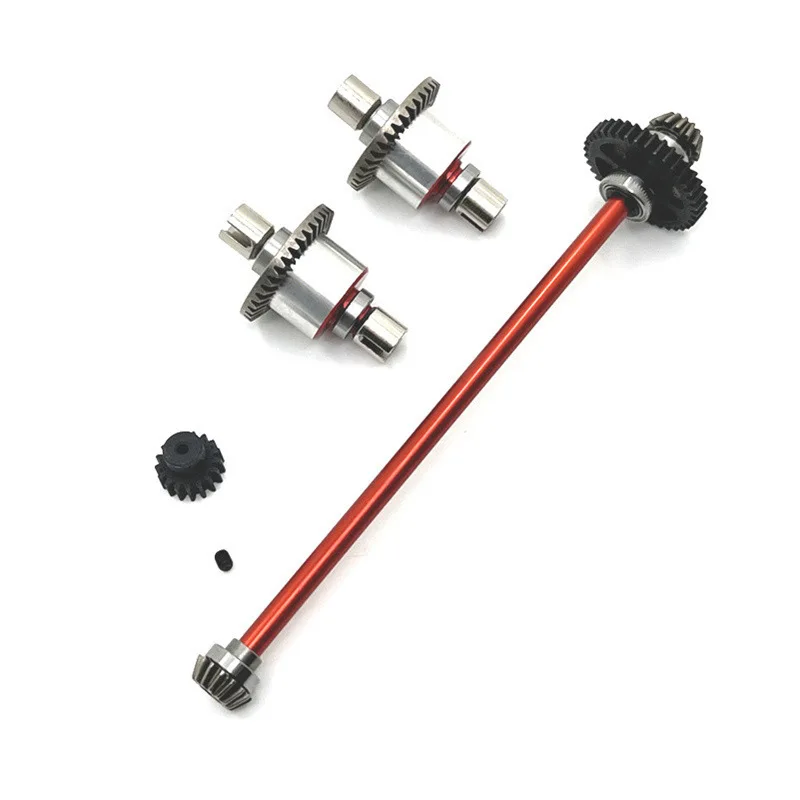 Wltoys A949 A959 A969 A979 K929 Metal Differential and Central Drive Shaft Assembly 17T 38T Gear 1/18 RC Car Upgrade Parts