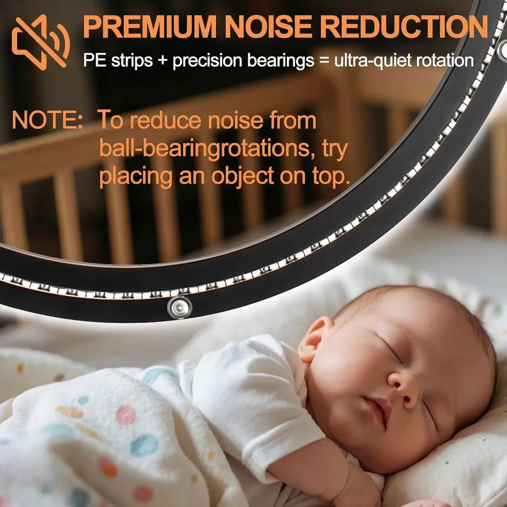 ฐานหมุนแบบเงียบสำหรับโต๊ะอาหาร ขนาด 20 นิ้ว รับน้ำหนักได้ 450 ปอนด์ สำหรับงานหนัก ใช้สำหรับงาน DIY (สีดำ)