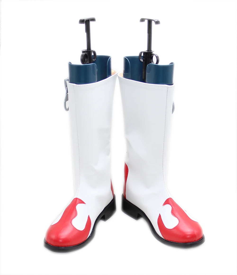 Brdwn Gurren Lagann Women's yoko Nia Teppelin Middle Cosplay Boots High Heels Custom Shoes
