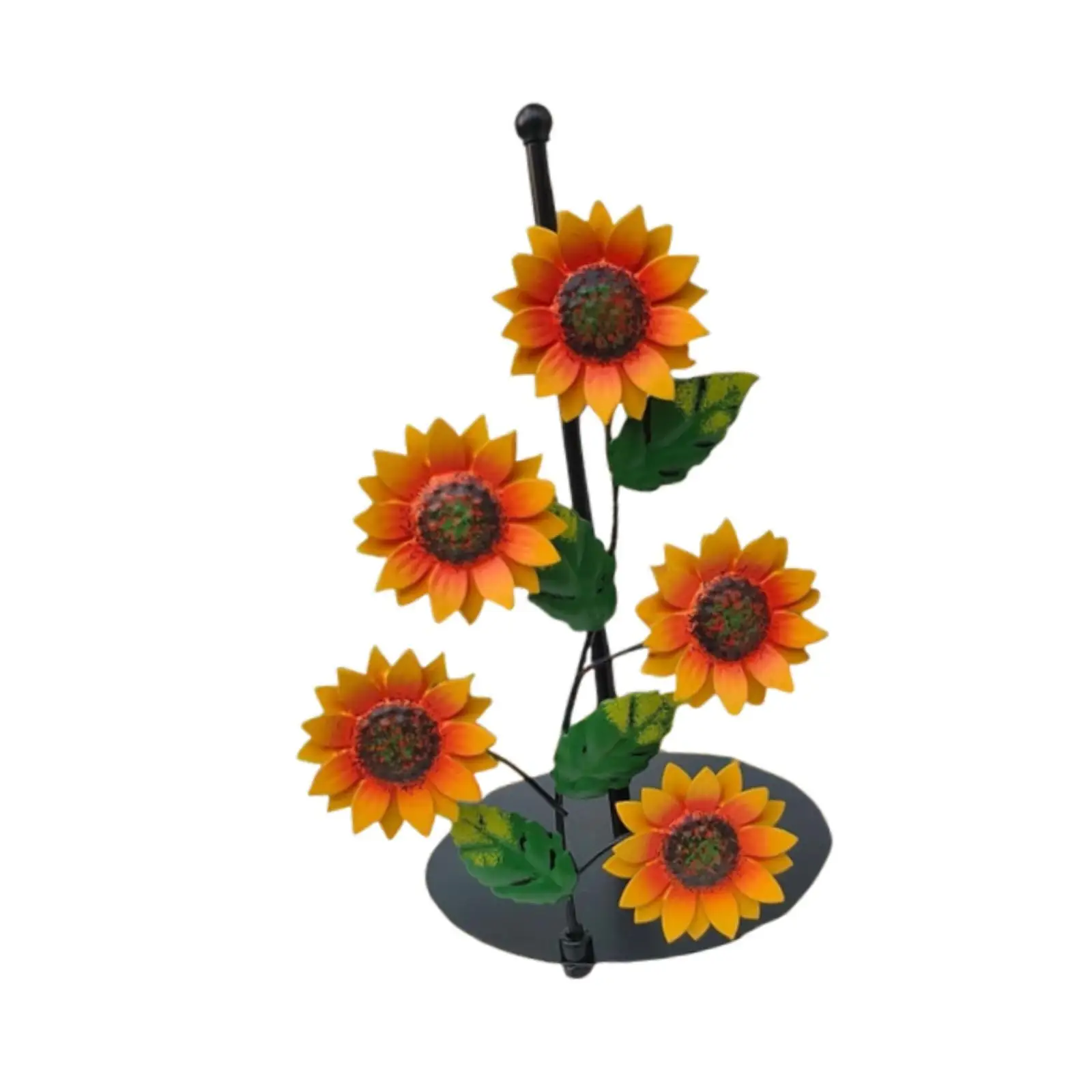 Paper Towel Holder Flower Decorative Metal Practical Fashion Roll Stand Organizer for Toilet Dining Room Apartment Birthday Bar