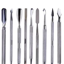 Stainless Steel Ingrown Toe Nail Lifter Cuticle Pusher Dead Skin Push Remover For Pedicure Manicure Nail Art Cleaner Care Tool