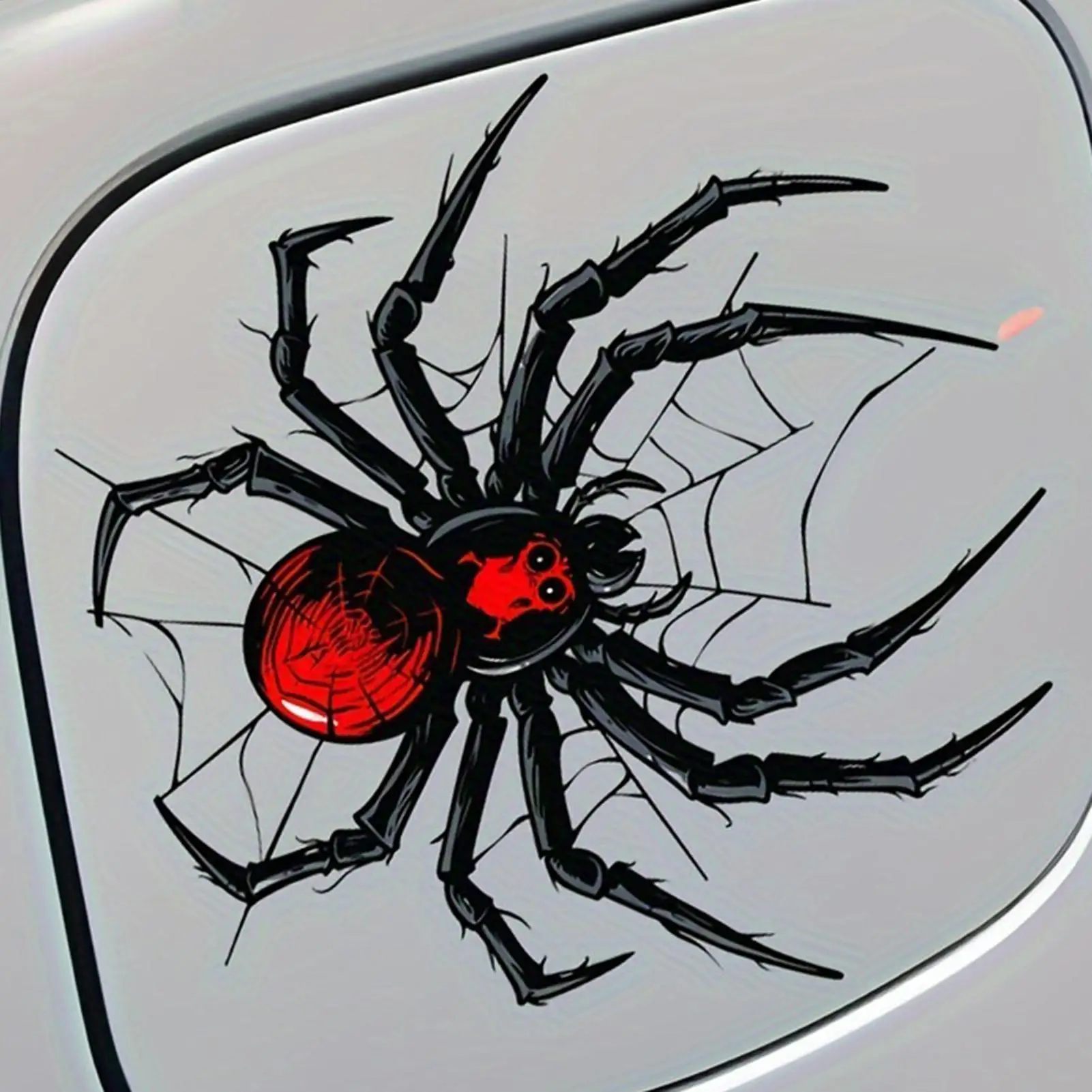 Car Waterproof Spider Web Sticker Spider Windshield Decal Sticker Scratch Masking Stickers Car and Decals Vinyl