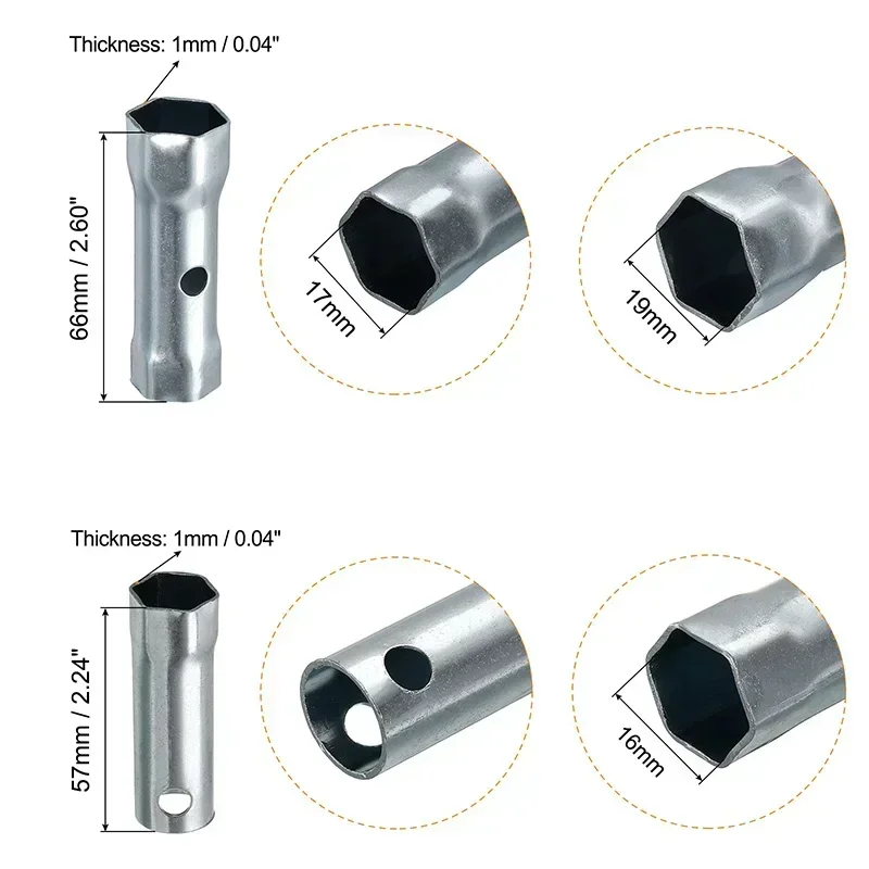 

Bar Spanner Torque 16mm Ended 17/19mm Auto Dual With Set Wrench For Spark 21mm Plug Car Tool Wrench Handle 3pcs Socket