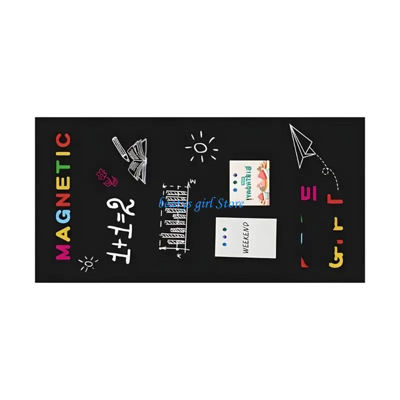 O decalque parede magnético flexível C7AB transforma qualquer área simples uma placa funcional para mensagens