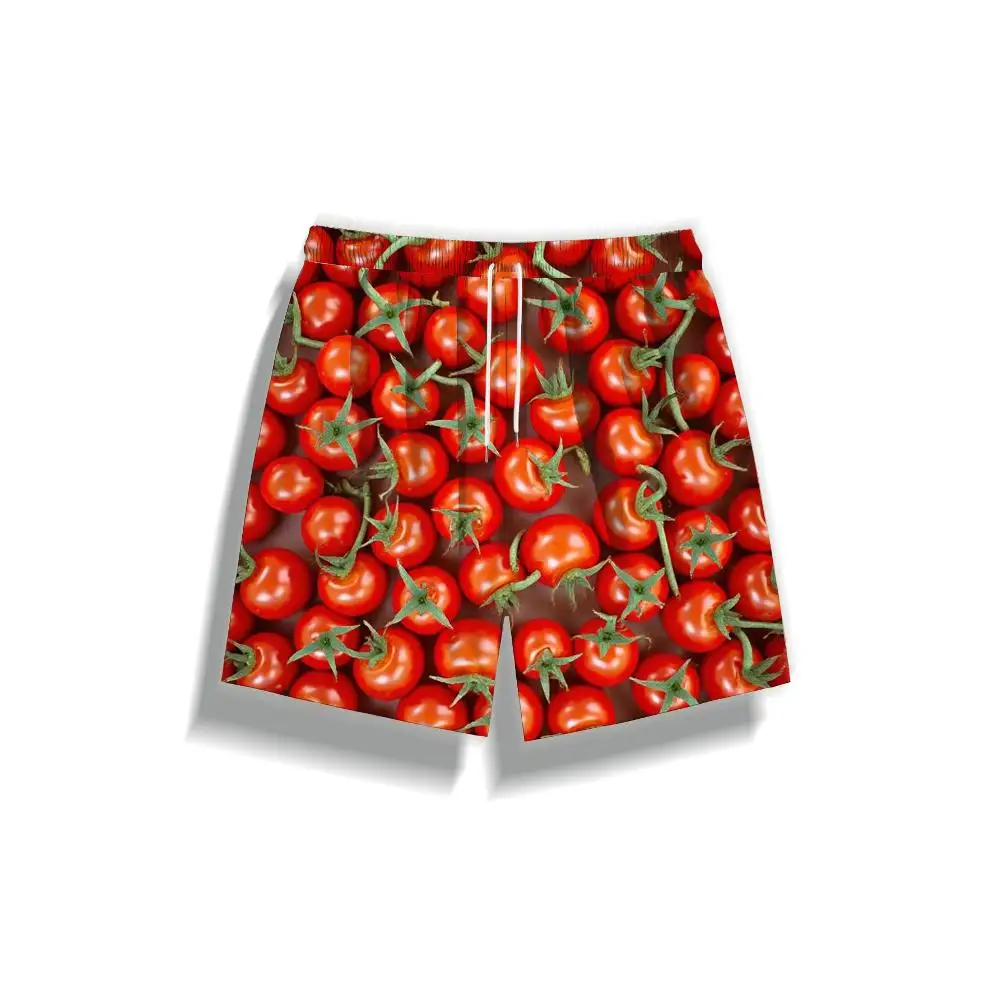 

1pcs Men's Short swim trunks2026 Summer 3D Printed Short sleeve Quick drying running jogging men Polyester Pants Breathable
