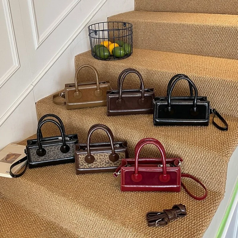 

Модная кожаная женская сумка через плечо, роскошная брендовая известная дизайнерская элегантная винтажная повседневная сумка через плечо ​