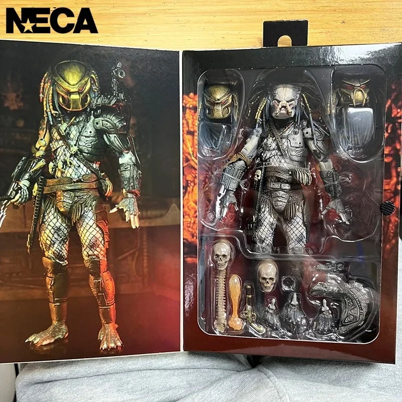 

Authentic First Edition Neca The Predator Leader Clan Elder Grey Back Predator 7-Inch Action Figure Collection Model