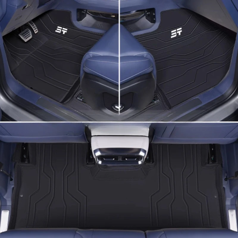 Car Single Layer TPE Material Car Foot Mat Fit for JETOUR Traveler T2 Modified Full Surround Foot Mat Car Interior Accessories