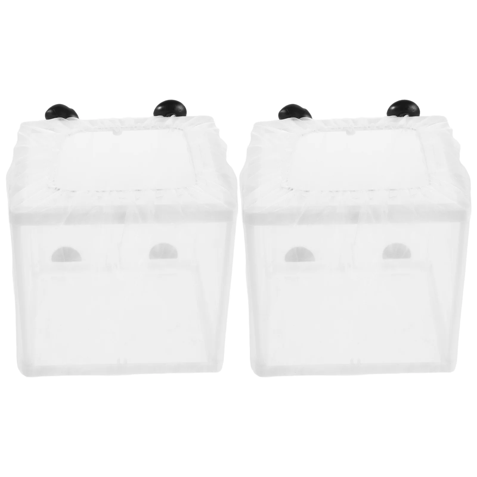 

2 Pcs Breeding Isolation Box Fish Container Separator for Aquarium Tanks Hatching Cage Small Incubator Plastic Egg