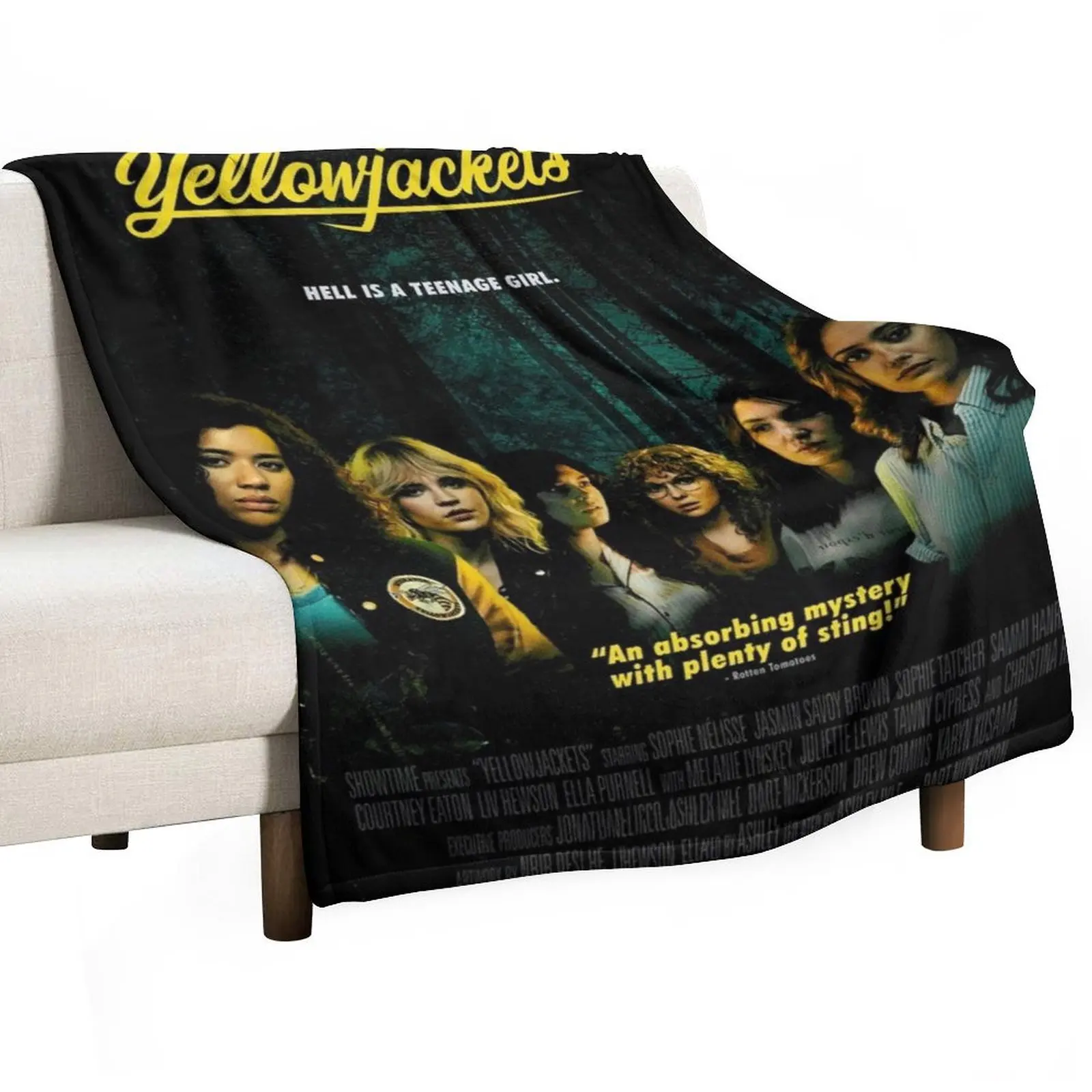 

Yellowjackets Drama Series Throw Blanket Decorative Throw Nap Flannel Fabric Sofa Quilt Blankets