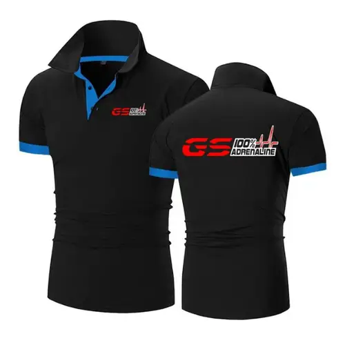 Imagen 1 del producto GS 100%-POLO de manga corta para fanático del motorista, camiseta de manga corta, M5, M6, X5, X6, GS1200, F1, M3, M4, S-5XL