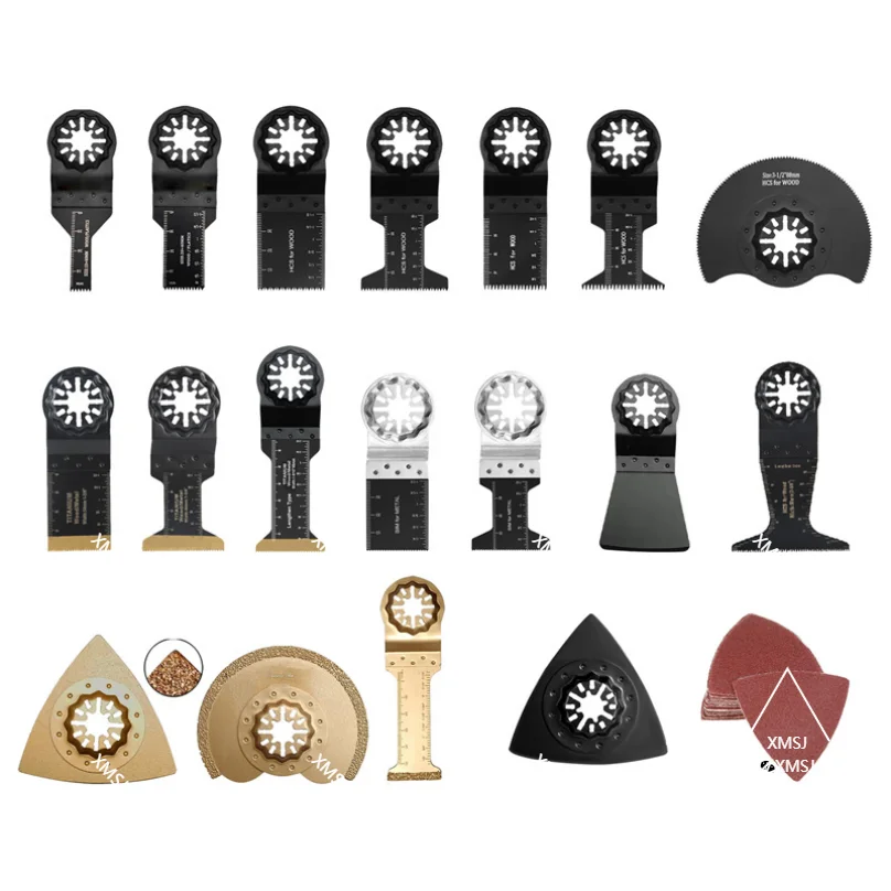 XMSJ 10 قطعة شفرة منشار متأرجحة متعددة المهام عالمية للأظافر البلاستيكية الخشبية ملحقات متعددة الاستخدامات 2025 جديد #2