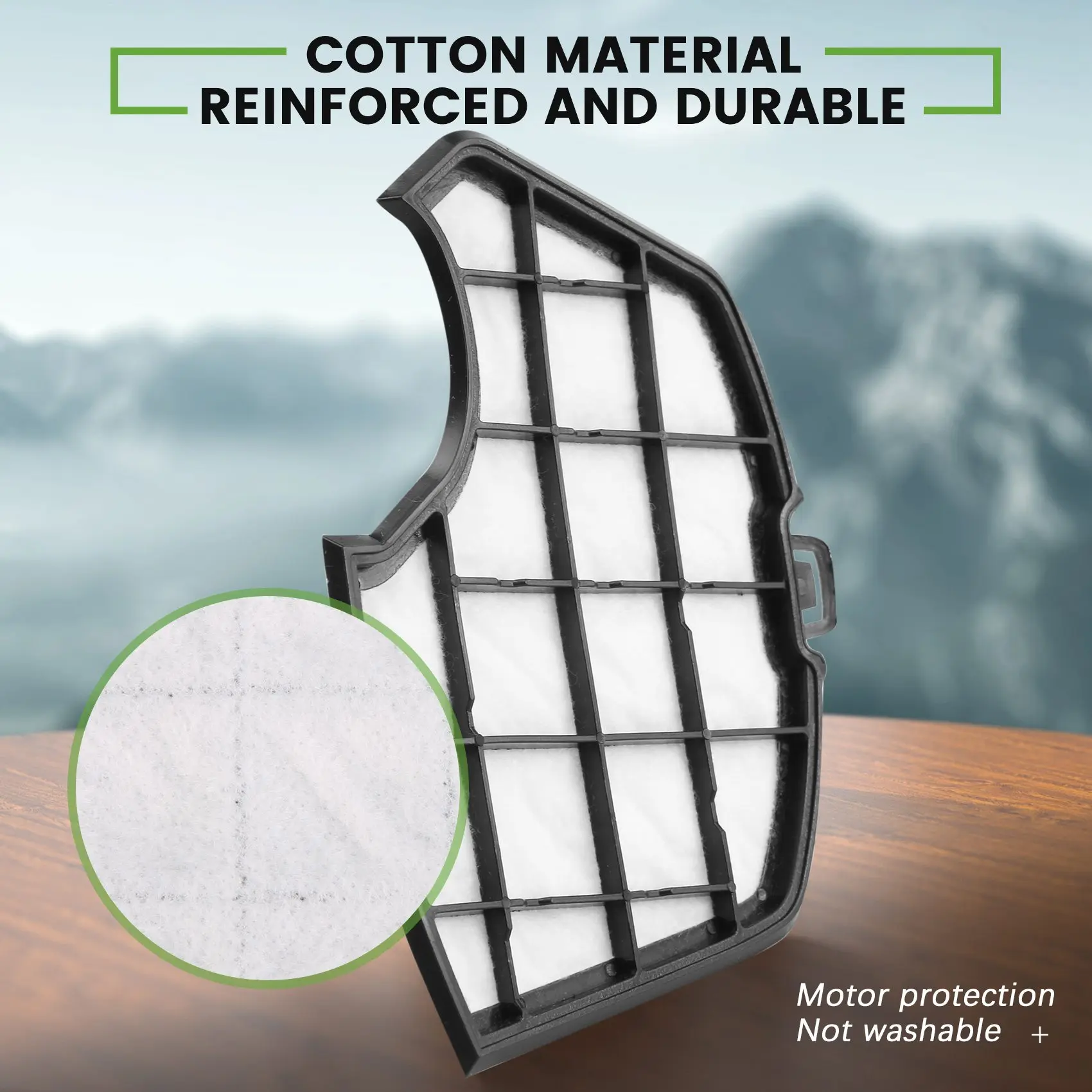 6 Stück für Vorwerk Kobold Filter ersetzen Motors chutz vk150 vk140 Zubehör