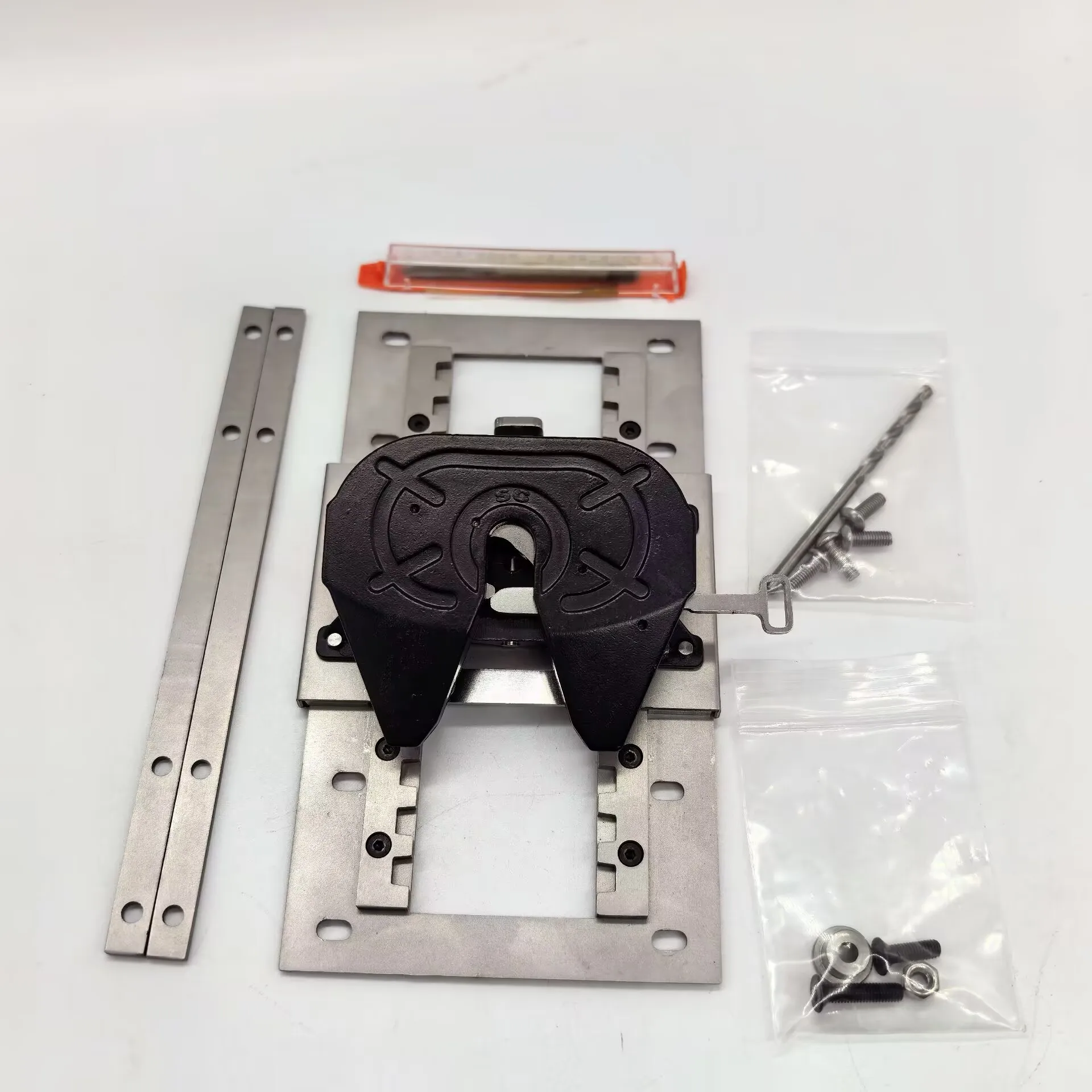 スケールクラブモデルタミヤ用 1:14 トラクターヘッドアップグレード可動研削ディスクベース金属研削ディスク