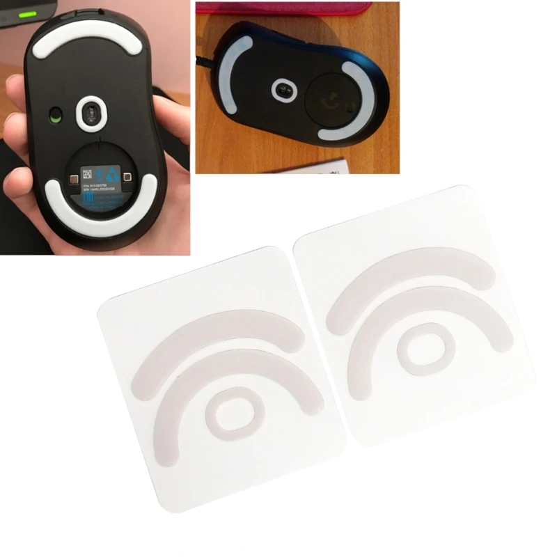 2 Sets/pack Tiger Gaming Mouse Feet Mouse Skate for Logitech G403 G603 G703 Gaming Mouse White Mouse Glides E image 2