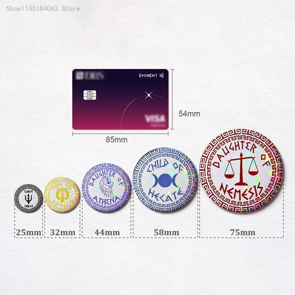 Son Daughter of Poseidon Greek 32mm 58mm 75mm 44mm 25mm Anime Badges Brooches DIY Pins Decorations Birthday Gifts