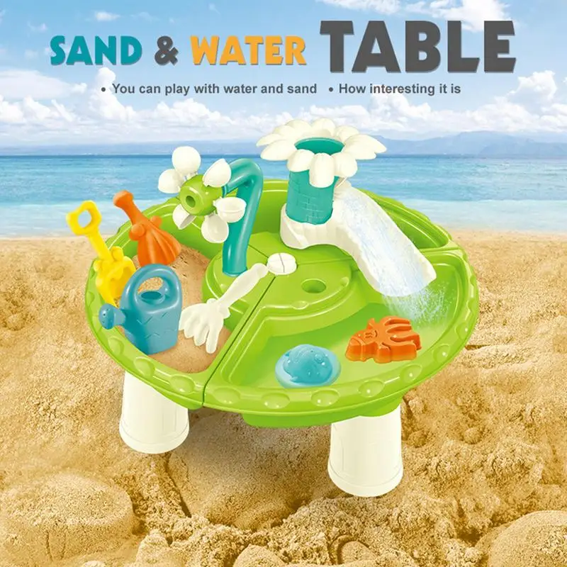 

Sand Water Table Toys for Kids Splash Water Table Play Toys for Outdoor Fun Sports Water Summer Beach Activity accessory