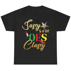 Order Of The East Star OES Style Sassy & Classy Diva T-Shirt Bawełna Luksusowa marka vintage overd